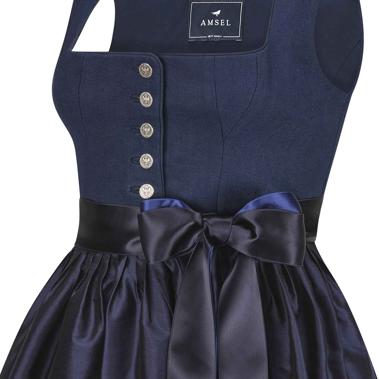Leinendirndl Irmi Navy (lang) - Image 3